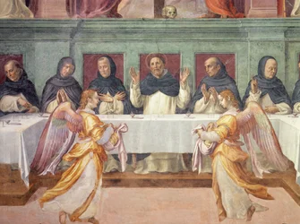 La Cène, du réfectoire de San Marco (détail)